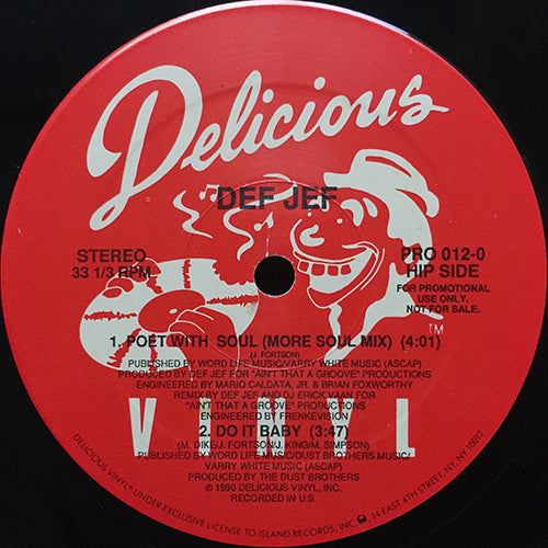 DEF JEF // POET WITH SOUL (4VER) / DO IT BABY