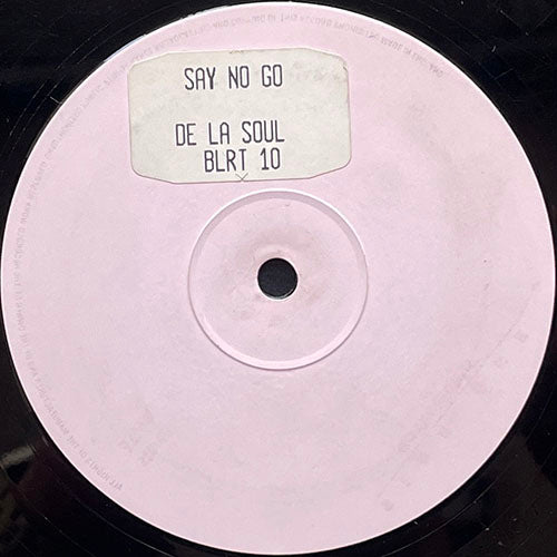 DE LA SOUL // SAY NO GO (2VER) / THEY DON'T KNOW THAT THE SOUL DON'T GO FOR THAT "POTHOLES" INSTRUMENTAL