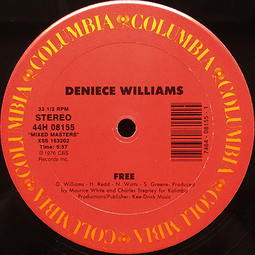 DENIECE WILLIAMS // FREE (5:57) / LET'S HEAR IT FOR THE BOY (6:00)