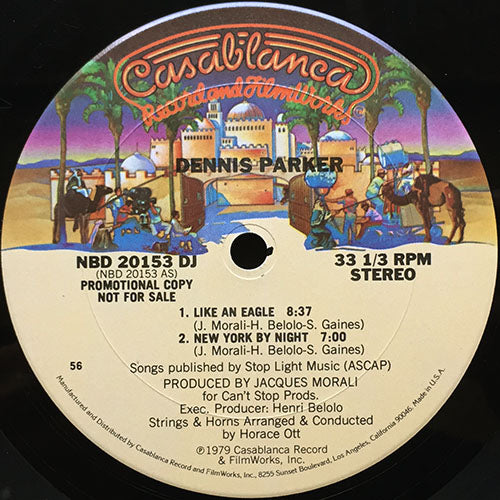 DENNIS PARKER // LIKE AN EAGLE (8:37) / NEW YORK BY NIGHT (7:00)