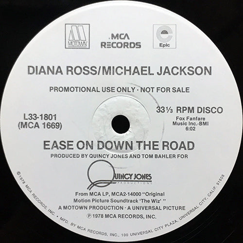 DIANA ROSS / MICHAEL JACKSON // EASE ON DOWN THE ROAD (6:02)