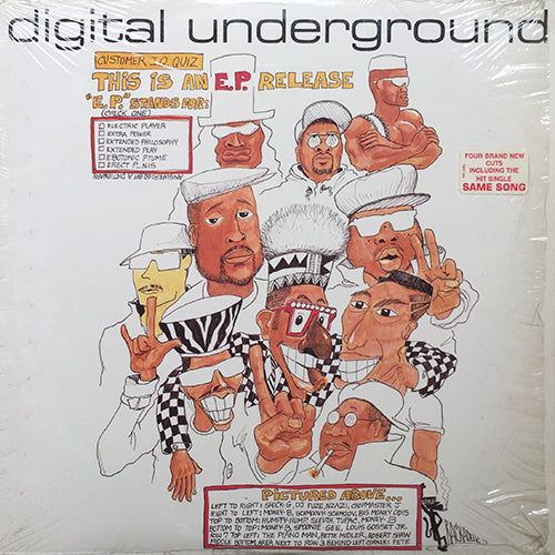 DIGITAL UNDERGROUND // THIS IS AN E.P. RELEASE (6 TRACK EP) inc. SAME SONG / TIE THE KNOT / THE WAY WE SWING / NITTIN' NIS FUNKY / PACKET MAN / ARGUIN' ON THE FUNK