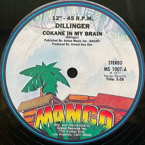 DILLINGER // COKANE IN MY BRAIN (5:09) / BUCKINGHAM PALACE / RAGNAMPIZA (7:23)