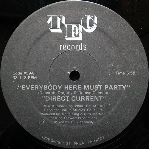 DIRECT CURRENT // EVERYBODY HERE MUST PARTY (6:58) / INST (6:58)