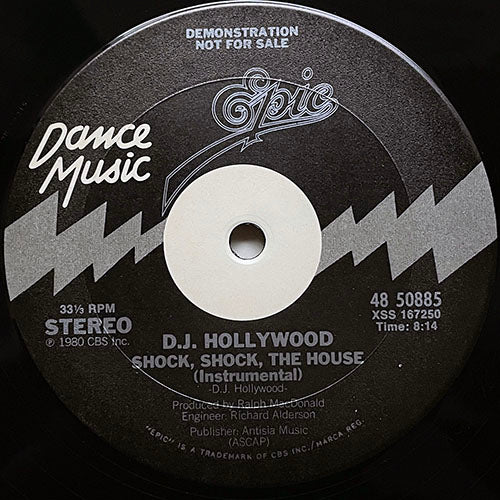 D.J. HOLLYWOOD // SHOCK, SHOCK THE HOUSE (2VER)