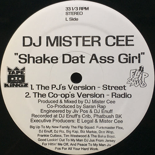 DJ MISTER CEE // WHERE BROOKLYN AT? (RIGHT HERE!!!) / SHAKE DAT ASS GIRL (2VER)