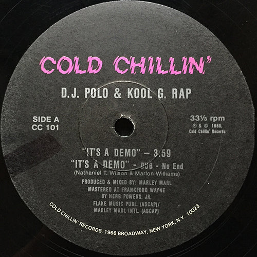 D.J. POLO & KOOL G RAP // IT'S A DEMO (2VER) / I'M FLY (2VER)