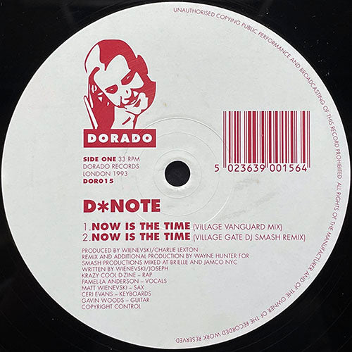 D* NOTE // NOW IS THE TIME (4VER)