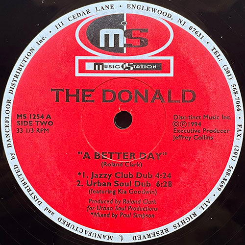 DONALD // A BETTER DAY (4VER)