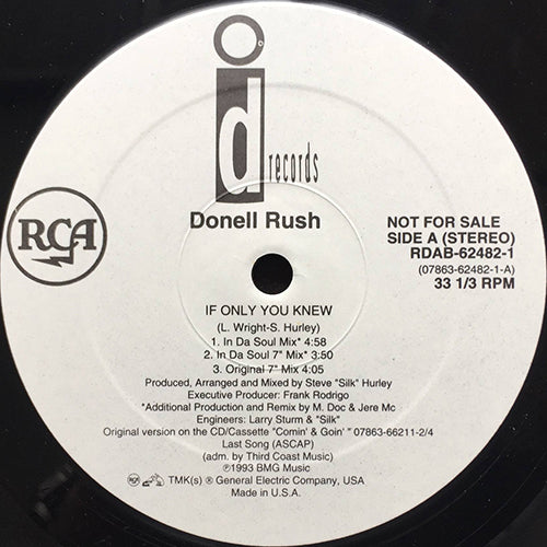 DONELL RUSH // IF ONLY YOU KNEW (6VER)