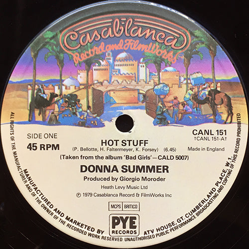 DONNA SUMMER // HOT STUFF (6:45) / JOURNEY TO THE CENTRE OF YOUR HEART (4:37)
