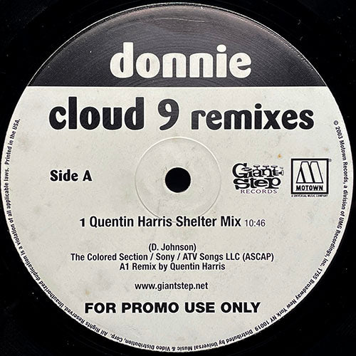 DONNIE // CLOUD 9 (QUENTIN HARRIS REMIX) / HEAVEN SENT