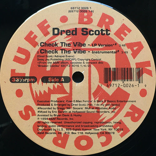 DRED SCOTT // CHECK THE VIBE (4VER)