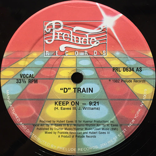 D TRAIN // KEEP ON (9:21) / DUB (3:44)