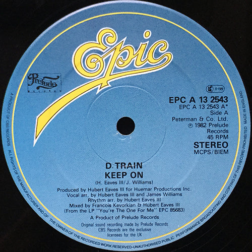 D TRAIN // KEEP ON / YOU'RE THE ONE FOR ME (REPRISE) / LOVE VIBRATIONS