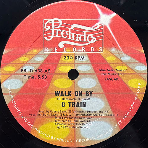 D TRAIN // WALK ON BY (5:53) / "D" TRAIN (DUB) (7:23) / TRYIN' TO GET OVER (5:40)
