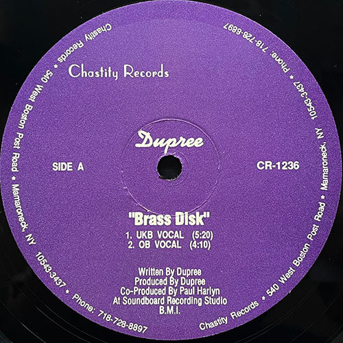 DUPREE // BRASS DISK (5VER)