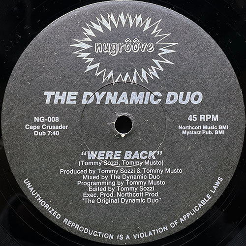 DYNAMIC DUO // WERE BACK (GOTHAM CITY MIX) (6:13) / (DUB) (7:40)