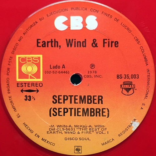 EARTH, WIND & FIRE // SEPTEMBER (LONG VERSION) / FANTASY (LONG VERSION)