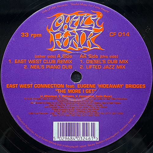 EAST WEST CONNECTION feat. EUGENE 'HIDEAWAY' BRIDGES // THE MORE I GET (4VER)