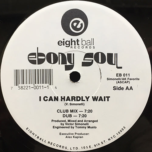 EBONY SOUL // I CAN HARDLY WAIT (5VER)