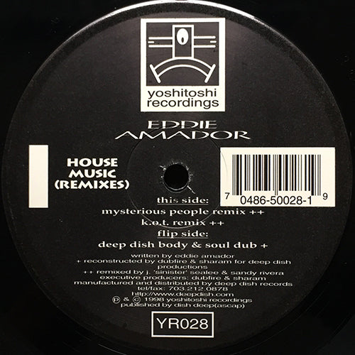 EDDIE AMADOR // HOUSE MUSIC (REMIX) (4VER)