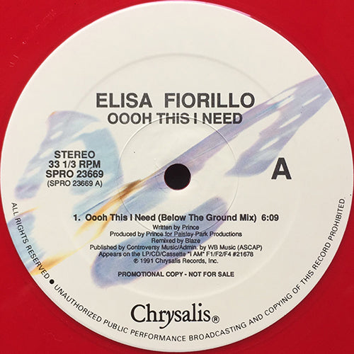ELISA FIORILLO // OOOH THIS I NEED (BLAZE REMIX) (2VER)