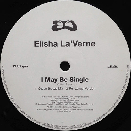 ELISHA LA'VERNE // I MAY BE SINGLE (4VER)
