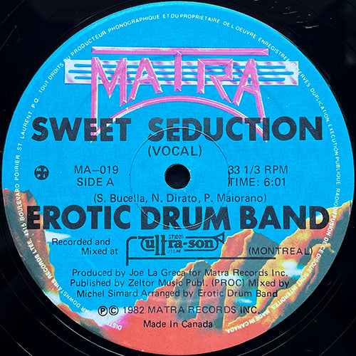 EROTIC DRUM BAND // SWEET SEDUCTION (6:01) / INST (5:09)