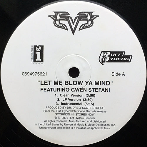 EVE feat. GWEN STEFANI // LET ME BLOW YA MIND (3VER) / THAT'S WHAT IT IS (3VER)