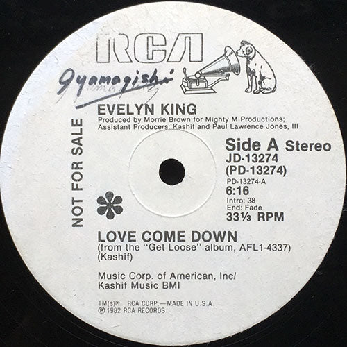 EVELYN "CHAMPAGNE" KING // LOVE COME DOWN (6:16) / INST (5:56)
