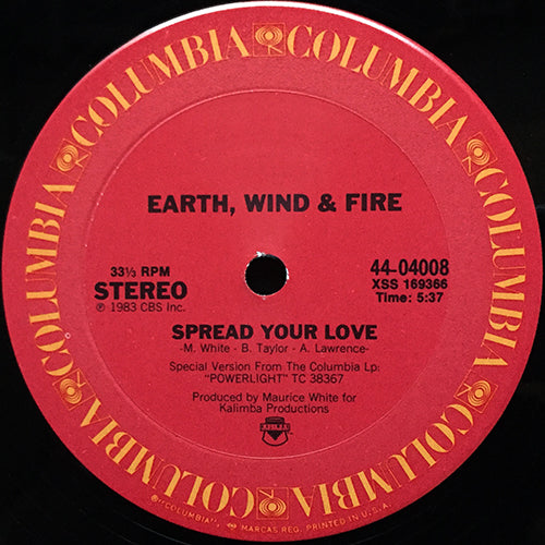 EARTH, WIND & FIRE // SPREAD YOUR LOVE (5:37) / FREEDOM OF CHOICE (4:10)