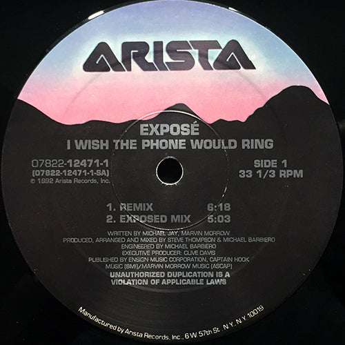 EXPOSE // I WISH THE PHONE WOULD RING (5VER)