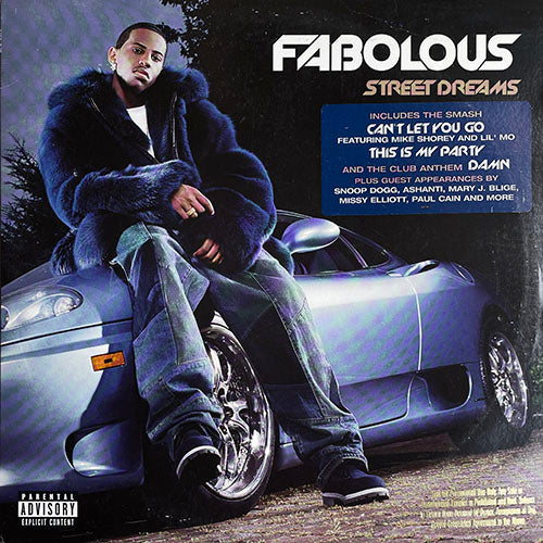 FABOLOUS // STREET DREAMS (LP) inc. NOT GIVE A F*** / CALL ME / CAN'T LET YOU GO / WHY WOULDN'T I / UP ON THINGS / SLICKLICIOUS / THIS IS MY PARTY / INTO YOU / CHANGE YOU OR CHANGE ME / RESPECT / KEEPIN' IT GANGSTA (REMIX) / TRADE IT ALL PT 2 etc