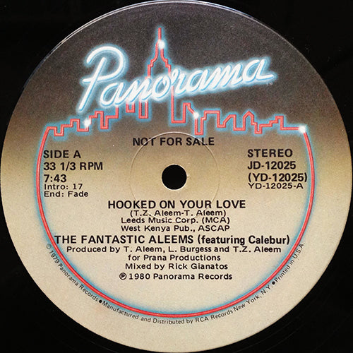FANTASTIC ALEEMS // HOOKED ON YOUR LOVE (7:43) / INST (6:29)
