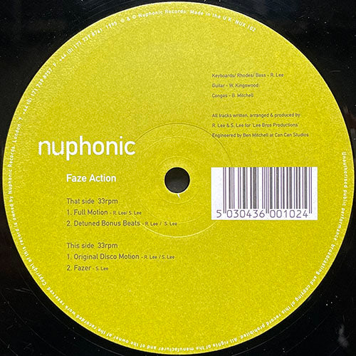 FAZE ACTION // FULL MOTION / DETUNED BONUS BEATS / ORIGINAL DISCO MOTION / FAZER