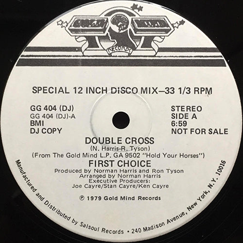 FIRST CHOICE // DOUBLE CROSS (7:43/6:59)