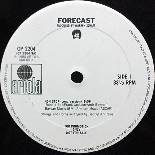 FORECAST // NON STOP (6:08/3:19)