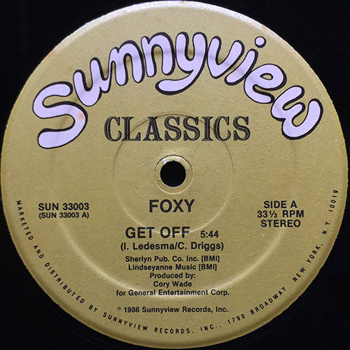 FOXY // GET OFF (ORIGINAL) (5:44) / (REMIX) (5:48) / (BONUS DRUMS) (4:10)