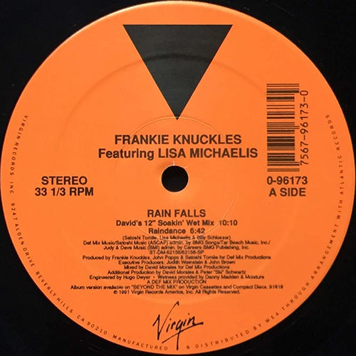 FRANKIE KNUCKLES feat. LISA MICHAELIS // RAIN FALLS (5VER)