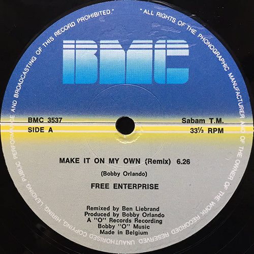 FREE ENTERPRISE // MAKE IT ON MY OWN (REMIX) (6:26) / (4:10)