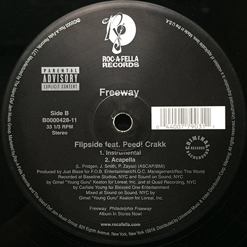 FREEWAY feat. PEEDI CRAKK // FLIPSIDE (4VER)