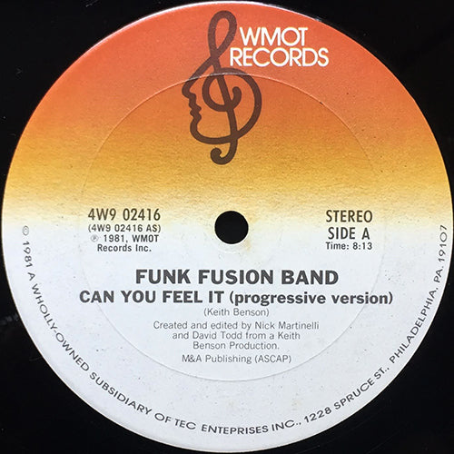 FUNK FUSION BAND // CAN YOU FEEL IT (8:13/5:20)