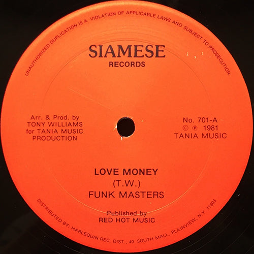 FUNK MASTERS / BO KOOL // LOVE MONEY / (MONEY) NO LOVE