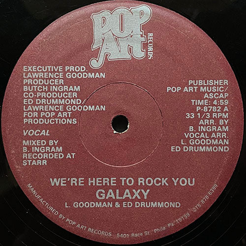 GALAXY // WE'RE HERE TO ROCK YOU (4:59) / INST (5:16)