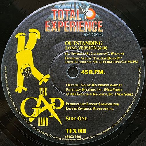 GAP BAND // OUTSTANDING (LONG VERSION) (6:10) / (INSTRUMENTAL) (5:23)