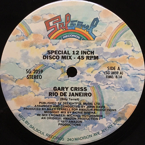 GARY CRISS // RIO DE JANEIRO (8:14)