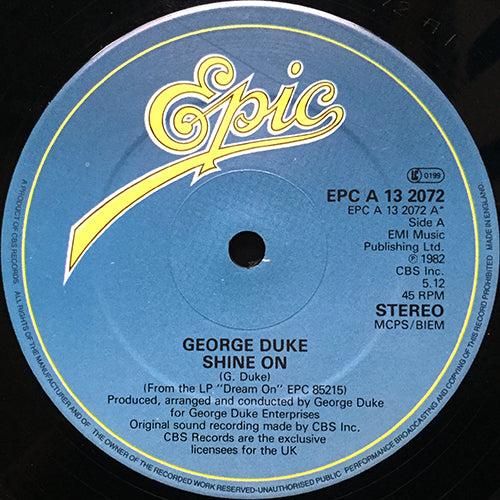 GEORGE DUKE // SHINE ON (5:12) / POSITIVE ENERGY (3:33)