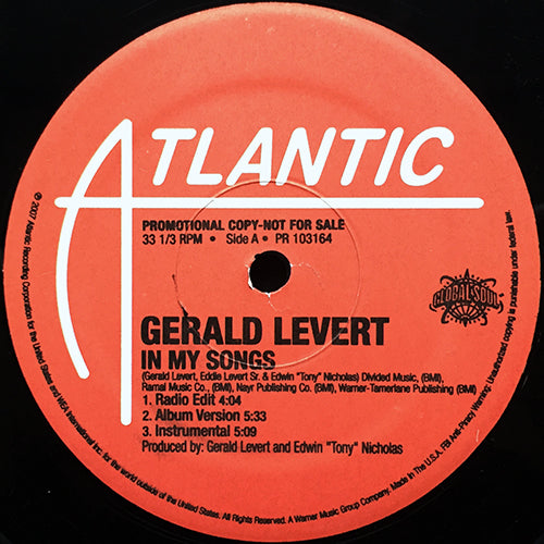 GERALD LEVERT // IN MY SONGS (3VER) / DJ DON'T (3VER)