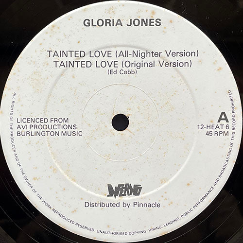 GLORIA JONES / V.A. // TAINTED LOVE (ALL-NIGHTER VERSION) / (ORIGINAL VERSION) / AIN'T NOTHING BUT A HOUSE PARTY etc...
